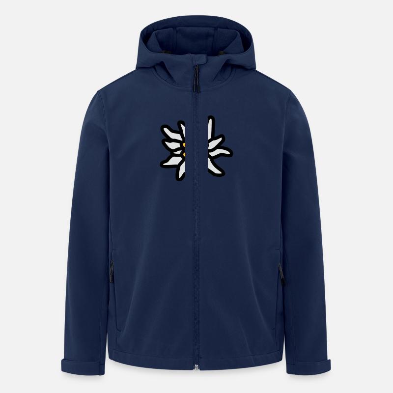 T-Shirt "Edelweiss" for , Dirndl, - Men’s Recycled Softshell Jacket by Stanley/Stella - navy
