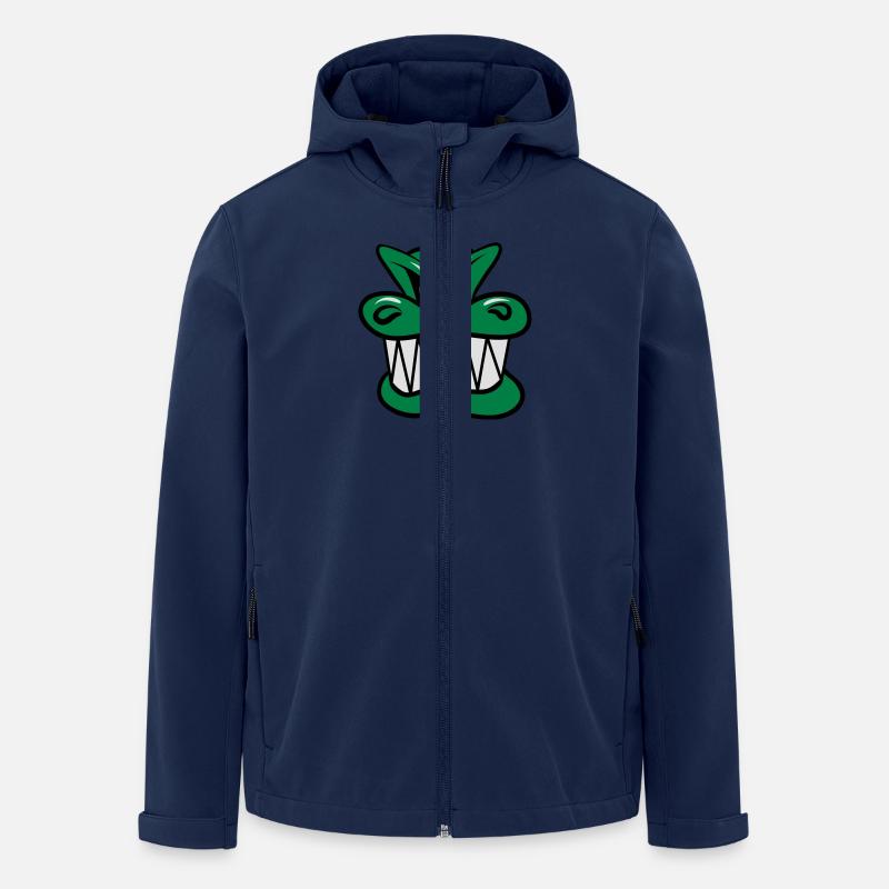 Drache böse witzig Cool Comic - Recycelte Männer Softshell-Jacke von Stanley/Stella - Navy