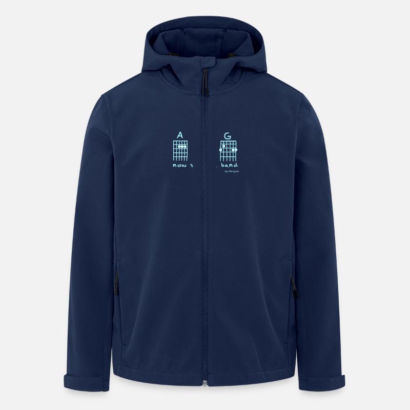 Now Start A Band - Men’s Recycled Softshell Jacket by Stanley/Stella - navy
