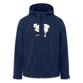 Grand Frère - Veste softshell homme en polyester recyclé Stanley/Stella - marine - Devant - AI Model Male 185 light (185cm)