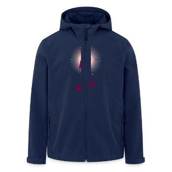 Geisha - Veste softshell homme en polyester recyclé Stanley/Stella - marine - Devant - AI Model Male 185 light (185cm)