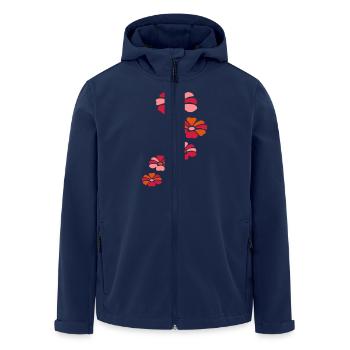 five flowers - Recycelte Männer Softshell-Jacke von Stanley/Stella - Navy - Vorne - AI Model Male 185 light (185cm)