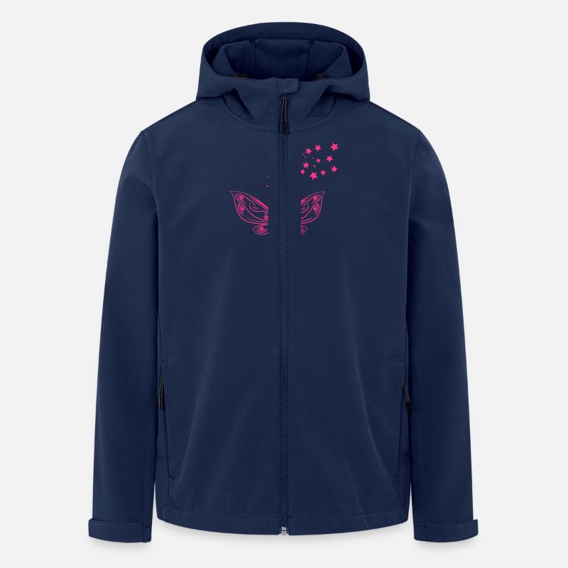 Fairy - Recycelte Männer Softshell-Jacke von Stanley/Stella - Navy