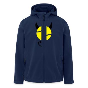 Tennis Devil - Veste softshell homme en polyester recyclé Stanley/Stella - marine - Devant - AI Model Male 185 light (185cm)