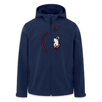 Laisse pour chien 3 - Veste softshell homme en polyester recyclé Stanley/Stella - marine - Devant - AI Model Male 185 light (185cm)