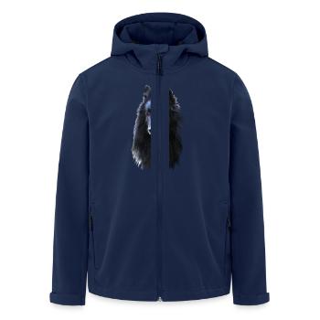 belge groendal - Veste softshell homme en polyester recyclé Stanley/Stella - marine - Devant - AI Model Male 185 light (185cm)