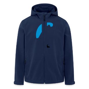 Parapente - Veste softshell homme en polyester recyclé Stanley/Stella - marine - Devant - AI Model Male 185 light (185cm)