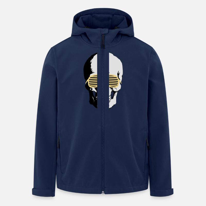 Skull - Men’s Recycled Softshell Jacket by Stanley/Stella - navy
