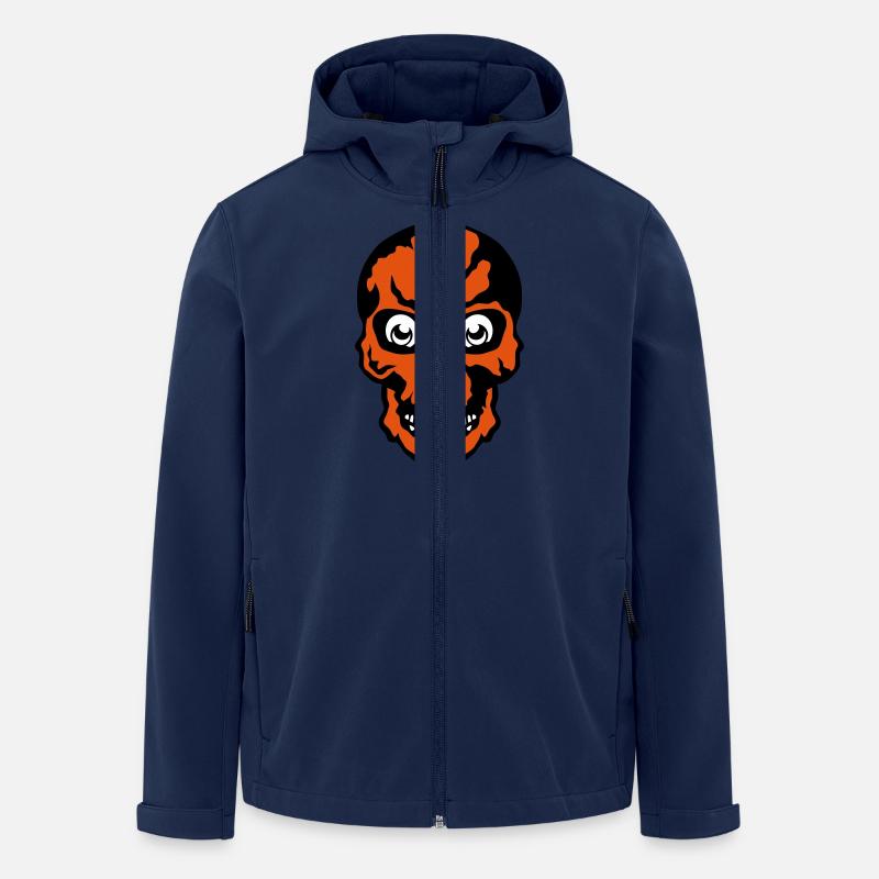 Todeskopf Auge 6 2 - Recycelte Männer Softshell-Jacke von Stanley/Stella - Navy