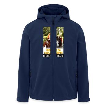 vous n'aurez pas l'alsace et la lorraine coluche - Veste softshell homme en polyester recyclé Stanley/Stella - marine - Devant - AI Model Male 185 light (185cm)
