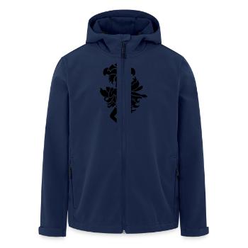 Samba - Veste softshell homme en polyester recyclé Stanley/Stella - marine - Devant - AI Model Male 185 light (185cm)