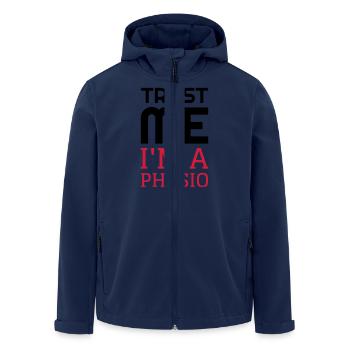Physiotherapy Physio Krankengymnast Kiné Doctor - Men’s Recycled Softshell Jacket by Stanley/Stella - navy - Front - AI Model Male 185 light (185cm)