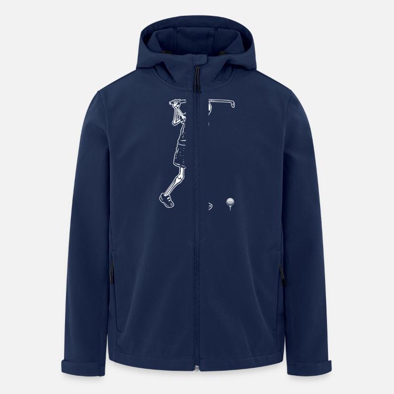 Golfers Golf - Men’s Recycled Softshell Jacket by Stanley/Stella - navy