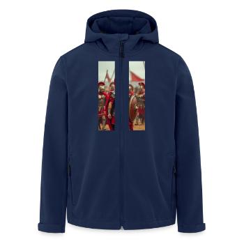 Le centurion commande, les mythes slaves persistent dans le - Veste softshell homme en polyester recyclé Stanley/Stella - marine - Devant - AI Model Male 185 light (185cm)