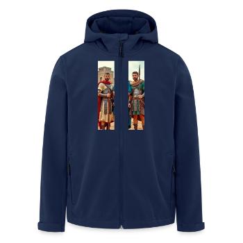 Auxilia entsteht, slawische Winde faden sich durch Roms c - Recycelte Männer Softshell-Jacke von Stanley/Stella - Navy - Vorne - AI Model Male 185 light (185cm)
