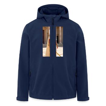 White-gold guard stills, Slavic frost veils Rome’s - Men’s Recycled Softshell Jacket by Stanley/Stella - navy - Front - AI Model Male 185 light (185cm)