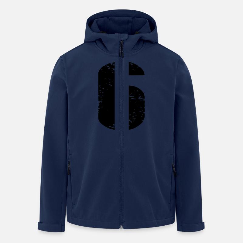 6 Number Leotard - Men’s Recycled Softshell Jacket by Stanley/Stella - navy