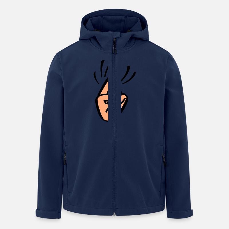 Finger Waggle - Veste softshell homme en polyester recyclé Stanley/Stella - marine