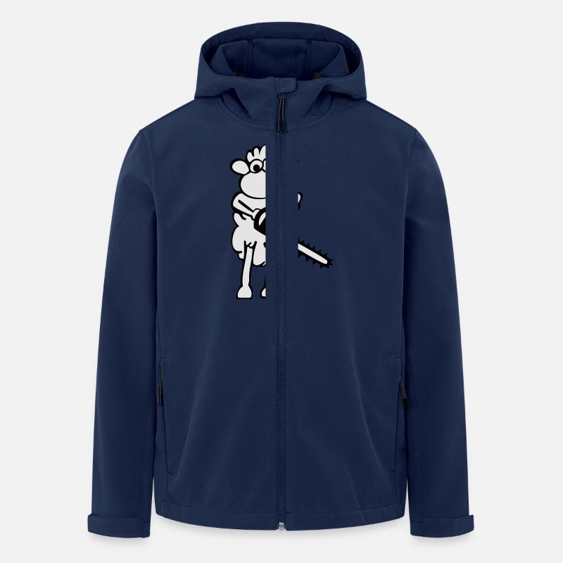 Jason - Men’s Recycled Softshell Jacket by Stanley/Stella - navy