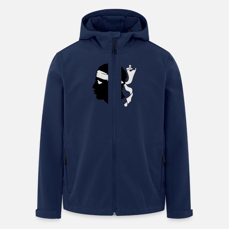 Korsika - Recycelte Männer Softshell-Jacke von Stanley/Stella - Navy