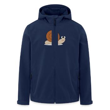 Brown escargot - Veste softshell homme en polyester recyclé Stanley/Stella - marine - Devant - AI Model Male 185 light (185cm)