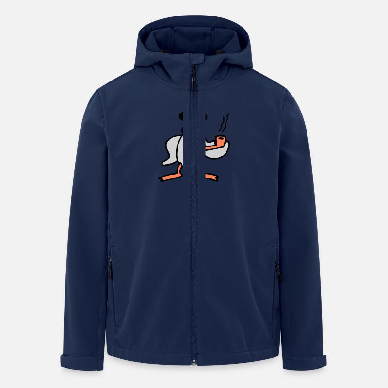 Kapitän Möwe - Recycelte Männer Softshell-Jacke von Stanley/Stella - Navy