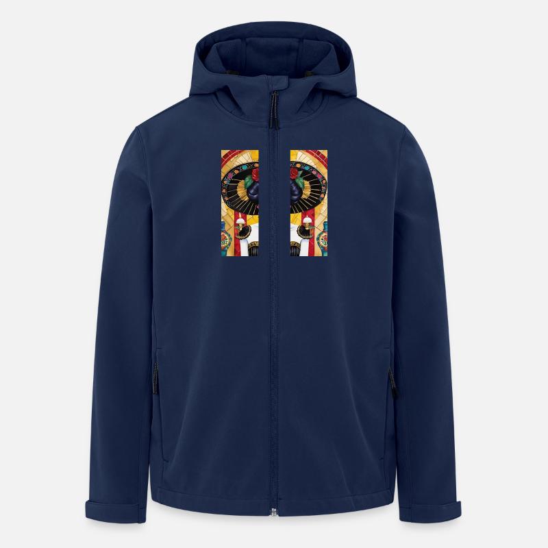 LA CATRINA DELUXE - Recycelte Männer Softshell-Jacke von Stanley/Stella - Navy