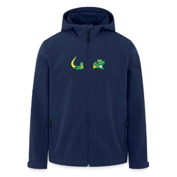 crocodile fraî - Veste softshell homme en polyester recyclé Stanley/Stella - marine - Devant - AI Model Male 185 light (185cm)
