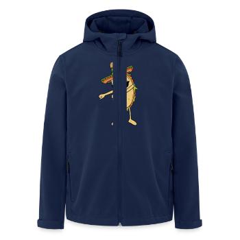 Flossing Taco raft dance dancing funny Mexico - Men’s Recycled Softshell Jacket by Stanley/Stella - navy - Front - AI Model Male 185 light (185cm)