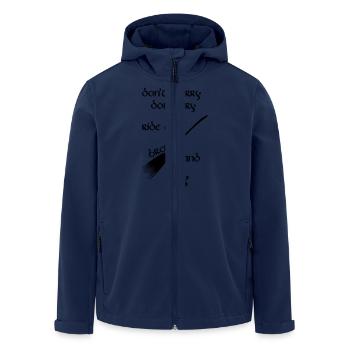 Hexenbesen lustiger Spruch Hexe witch Halloween - Recycelte Männer Softshell-Jacke von Stanley/Stella - Navy - Vorne - AI Model Male 185 light (185cm)
