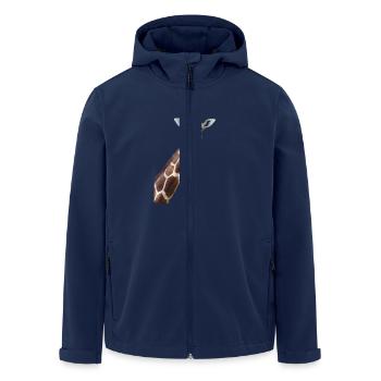 giraffe - Men’s Recycled Softshell Jacket by Stanley/Stella - navy - Front - AI Model Male 185 light (185cm)