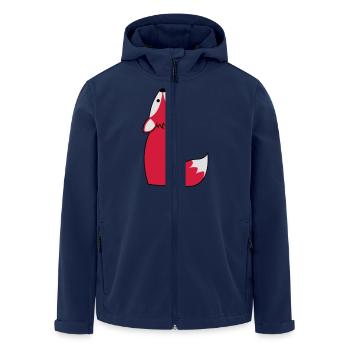 fuchs - Recycelte Männer Softshell-Jacke von Stanley/Stella - Navy - Vorne - AI Model Male 185 light (185cm)