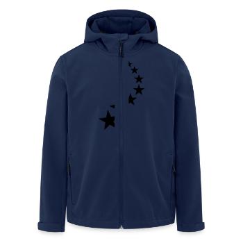 Etoiles - Veste softshell homme en polyester recyclé Stanley/Stella - marine - Devant - AI Model Male 185 light (185cm)