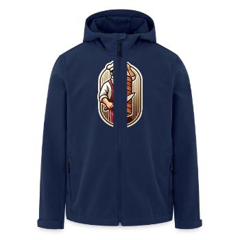 Rôtissoire Dönermann Döner - Veste softshell homme en polyester recyclé Stanley/Stella - marine - Devant - AI Model Male 185 light (185cm)