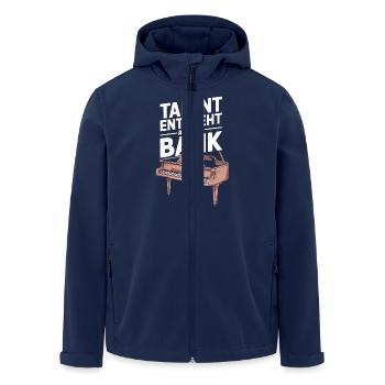 Pianist Klavier Konzertflügel und Piano Spieler - Recycelte Männer Softshell-Jacke von Stanley/Stella - Navy - Vorne - AI Model Male 185 light (185cm)