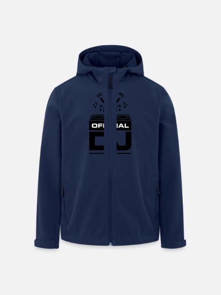 Dj Turntables - Men’s Recycled Softshell Jacket by Stanley/Stella - navy