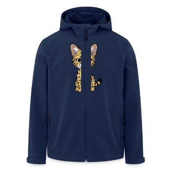 serval - Veste softshell homme en polyester recyclé Stanley/Stella - marine - Devant - AI Model Male 185 light (185cm)