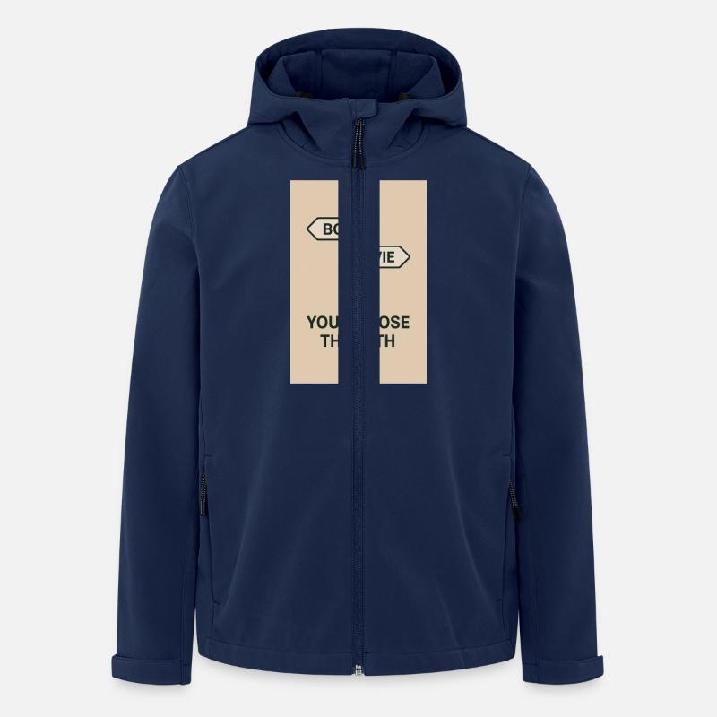 Choosing a path - Men’s Recycled Softshell Jacket by Stanley/Stella - navy