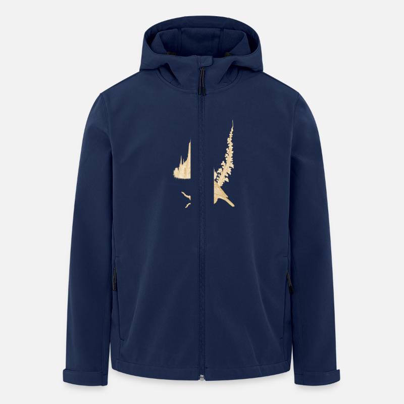 ULMER MÜNSTER et Ulmer Spatz - Veste softshell homme en polyester recyclé Stanley/Stella - marine