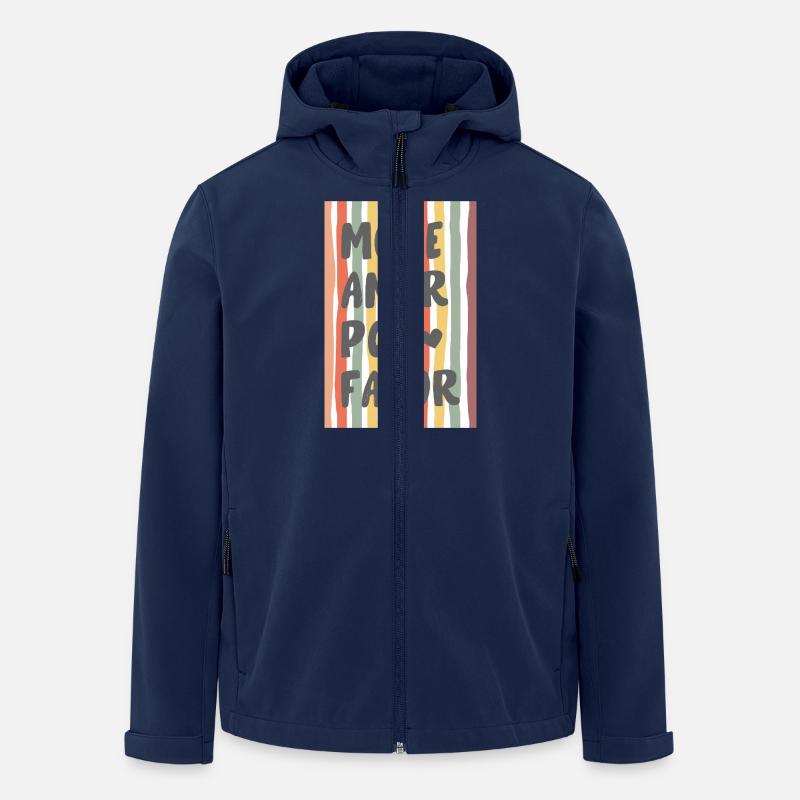 Plus d’amour pour la faveur - Veste softshell homme en polyester recyclé Stanley/Stella - marine