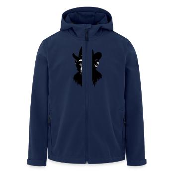 Cowboy Monkey - Men’s Recycled Softshell Jacket by Stanley/Stella - navy - Front - AI Model Male 185 light (185cm)
