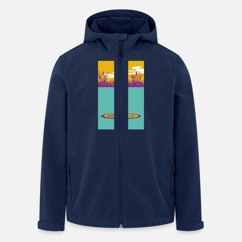 Ente taucht ab - Recycelte Männer Softshell-Jacke von Stanley/Stella - Navy