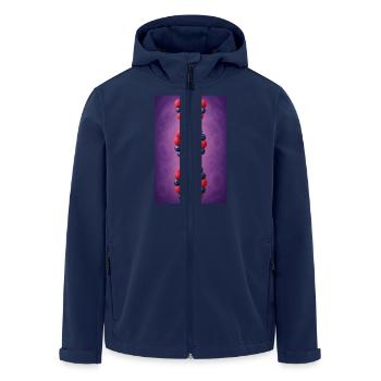 Berry DNA Twist - Men’s Recycled Softshell Jacket by Stanley/Stella - navy - Front - AI Model Male 185 light (185cm)