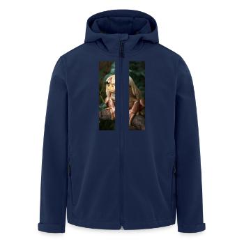 Fabulous Frog Princess - Men’s Recycled Softshell Jacket by Stanley/Stella - navy - Front - AI Model Male 185 light (185cm)