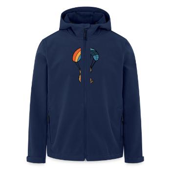 capybara paragleiten gleitschirm - Recycelte Männer Softshell-Jacke von Stanley/Stella - Navy - Vorne - AI Model Male 185 light (185cm)