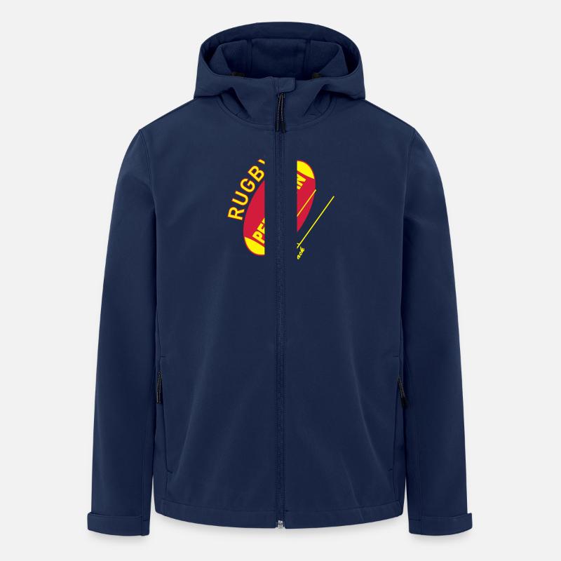 Perpignan Rugby - Recycelte Männer Softshell-Jacke von Stanley/Stella - Navy