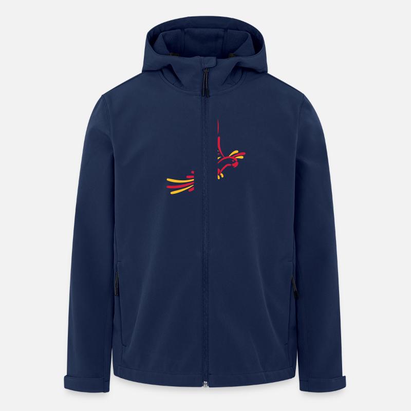 Papagei - Recycelte Männer Softshell-Jacke von Stanley/Stella - Navy