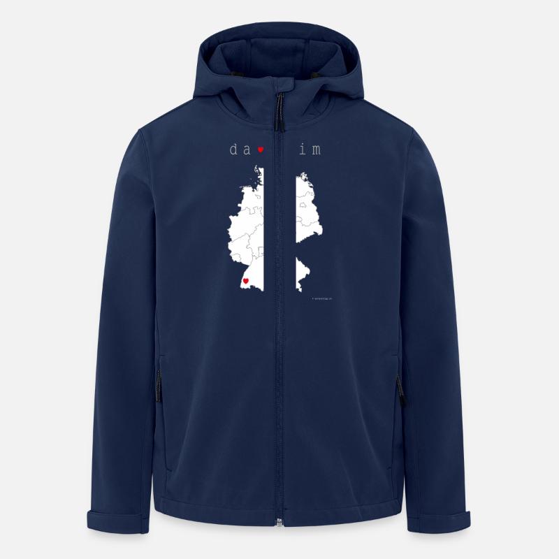 DA HEIM Shirt Männer - Recycelte Männer Softshell-Jacke von Stanley/Stella - Navy