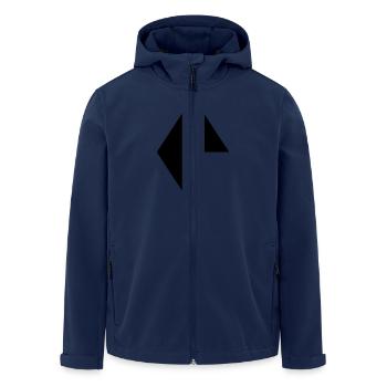 Raute 4 - Recycelte Männer Softshell-Jacke von Stanley/Stella - Navy - Vorne - AI Model Male 185 light (185cm)