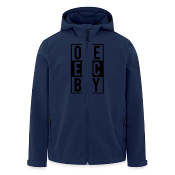 one epic boy - Men’s Recycled Softshell Jacket by Stanley/Stella - navy - Front - AI Model Male 185 light (185cm)